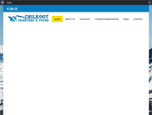 Tablet Screenshot of chilkootcharters.com